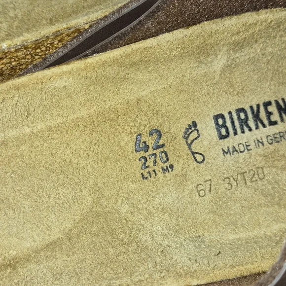 Birkenstock Dark Brown Double Strap Sandals - Picture 3 of 5